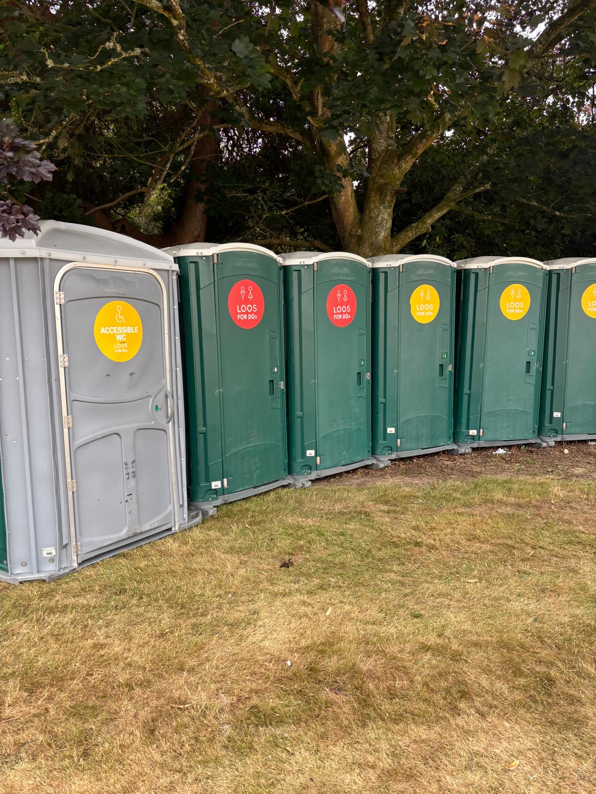 LOOS FOR DOs at the Garden Show Rookesbury Park 2025